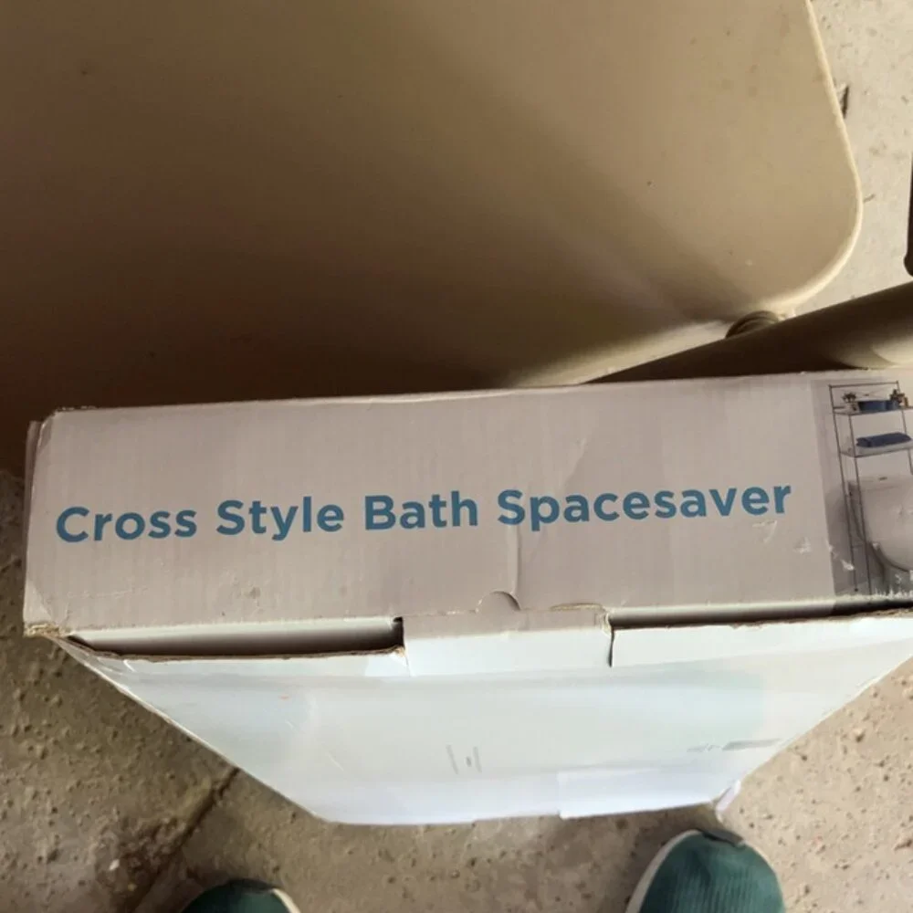 Cross Style BAthroom Space saver rust free